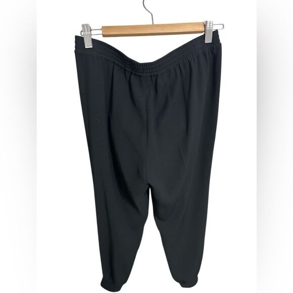 Vince medium crape jogger trousers black legging - Picture 7 of 12